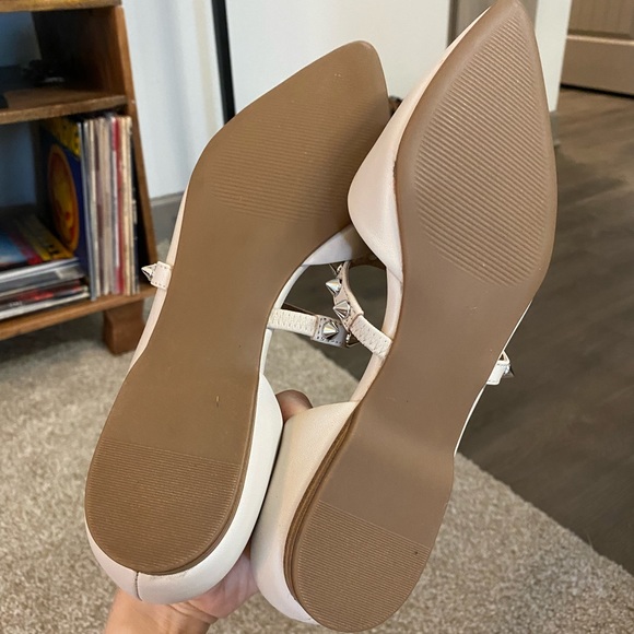 Steve Madden Freyda Spike Strap Half d'Orsay Flat - Picture 5 of 5